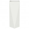 Donica 2 pcs Biały 30 x 30 x 75 cm Stal