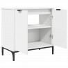 Szafka pod umywalkę z przechowywaniem Biały 60.5 x 33.5 x 61 cm