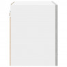 Szafka wisząca 2 pcs Betonowa szarość i biel 40 x 31 x 40 cm