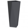 Donica 2 pcs Antracyt 30 x 30 x 75 cm Stal