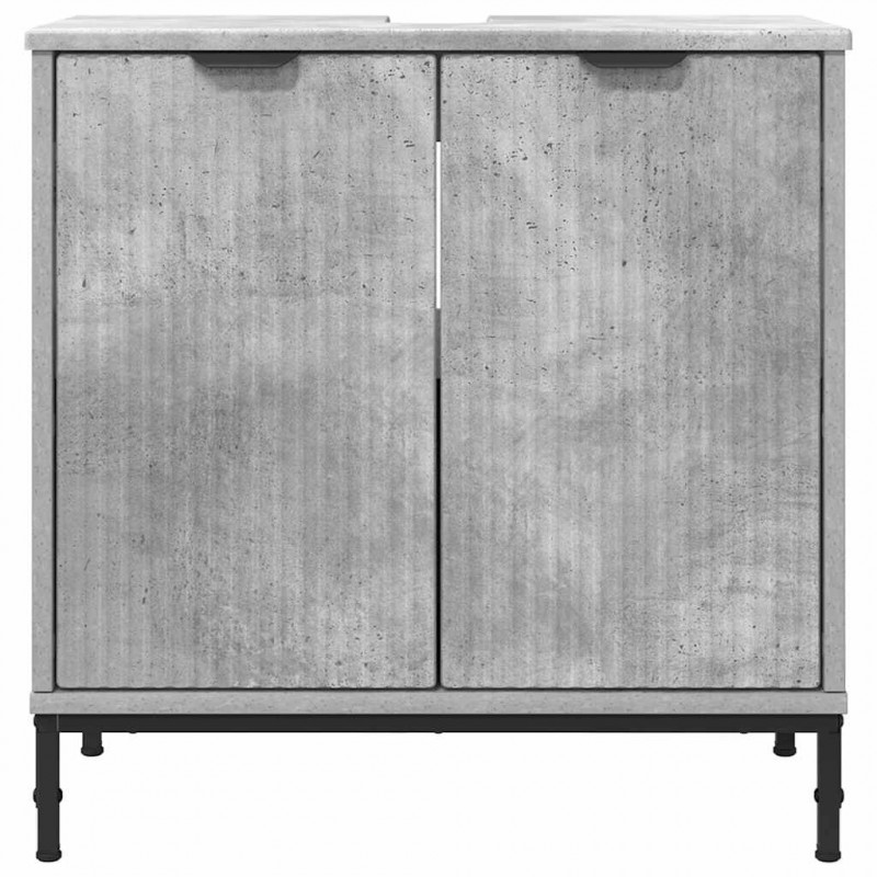 Szafka pod umywalkę Betonowy szary 60,5 x 33,5 x 61 cm