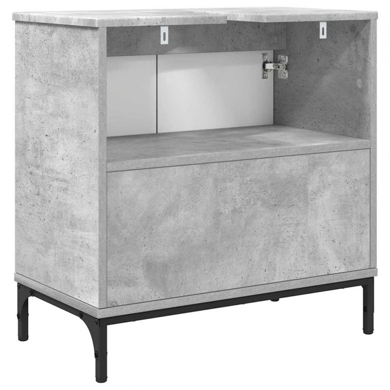 Szafka pod umywalkę Betonowy szary 60,5 x 33,5 x 61 cm