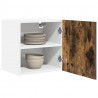 Szafka wisząca 2 pcs Wędzony dąb i biały 40 x 31 x 40 cm