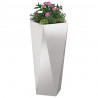 Donica 2 pcs Srebrny 30 x 30 x 75 cm Stal nierdzewna
