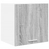 Szafka wisząca 2 pcs Szary Sonoma i Biały 40 x 31 x 40 cm