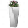Donica 2 pcs Srebrny 30 x 30 x 75 cm Stal Galwanizowana