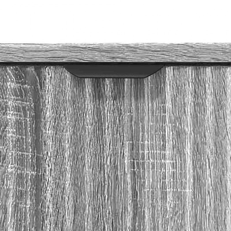 Szafka pod umywalkę z drzwiami Szary Sonoma 60,5 x 33,5 x 61 cm