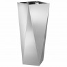 Donica 2 pcs Srebrny 30 x 30 x 75 cm Stal Galwanizowana