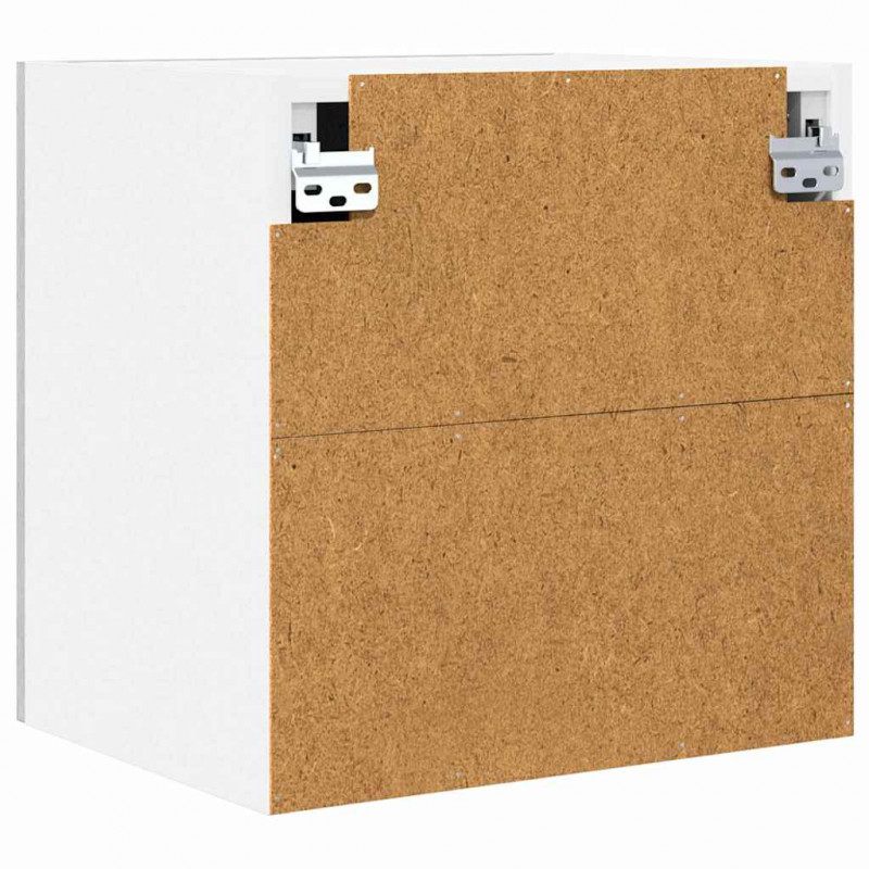 Szafka wisząca 2 pcs Szary Sonoma i Biały 40 x 31 x 40 cm