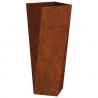 Donica 2 pcs Rdzawy 30 x 30 x 75 cm