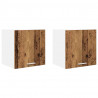 Szafka wisząca 2 pcs Stare Drewno i Biały 40 x 31 x 40 cm