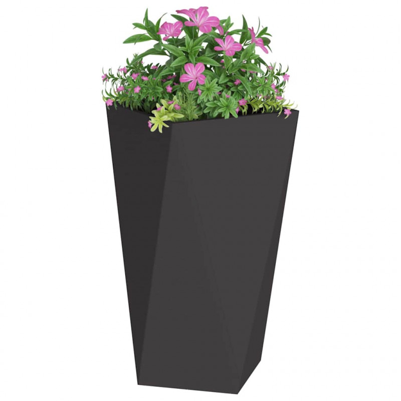 Donica Czarny 40 x 40 x 75 cm Stal