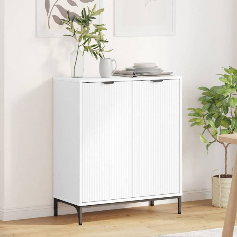 Bufet Biały 69,5 x 33 x 82 cm Materiał drewnopochodny