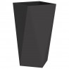 Donica 2 pcs Czarny 40 x 40 x 75 cm Stal