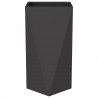 Donica 2 pcs Czarny 40 x 40 x 75 cm Stal