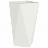 Donica Biały 40 x 40 x 75 cm Stal