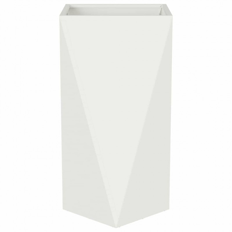 Donica Biały 40 x 40 x 75 cm Stal