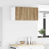 Szafka wisząca 2 pcs Dąb rzemieślniczy i biały 40 x 31 x 40 cm