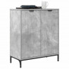 Bufet Betonowy szary 69,5 x 33 x 82 cm Materiał drewnopochodny