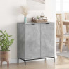 Bufet Betonowy szary 69,5 x 33 x 82 cm Materiał drewnopochodny