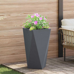 Donica Antracyt 40 x 40 x 75 cm Stal