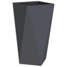 Donica 2 pcs Antracyt 40 x 40 x 75 cm Stal