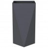 Donica 2 pcs Antracyt 40 x 40 x 75 cm Stal