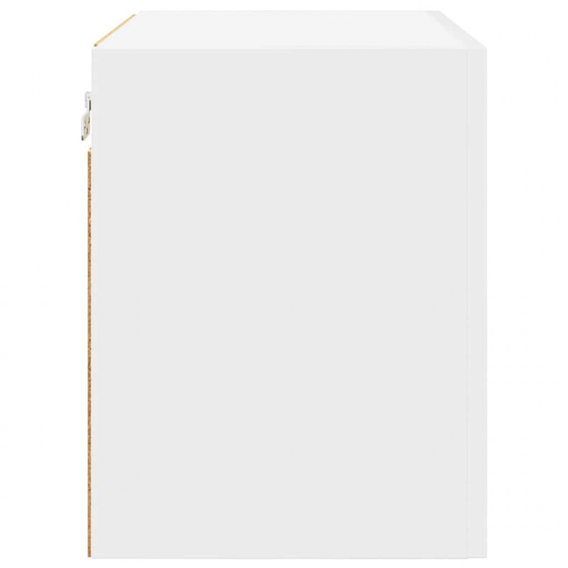 Szafka wisząca z przechowywaniem 2 pcs Biały 50 x 31 x 40 cm