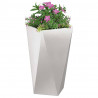 Donica 2 pcs Srebrny 40 x 40 x 75 cm Stal nierdzewna