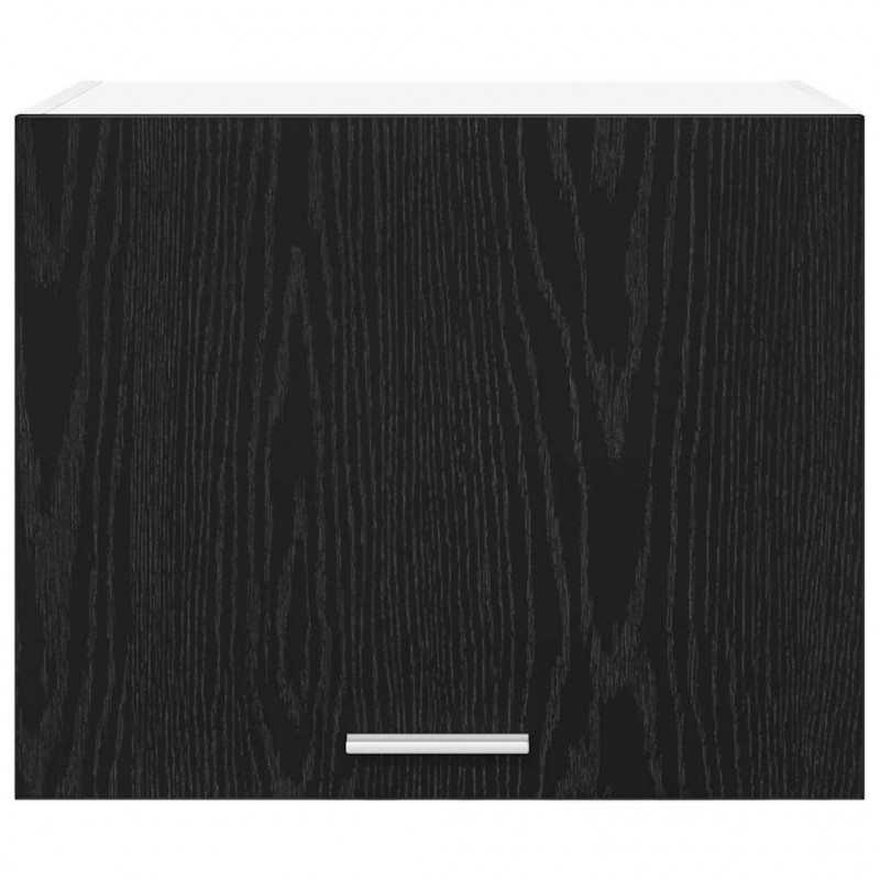 Szafka wisząca 2 pcs Czarny Dąb i Biały 50 x 31 x 40 cm