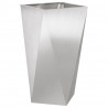 Donica 2 pcs Srebrny 40 x 40 x 75 cm Stal nierdzewna