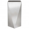 Donica 2 pcs Srebrny 40 x 40 x 75 cm Stal nierdzewna
