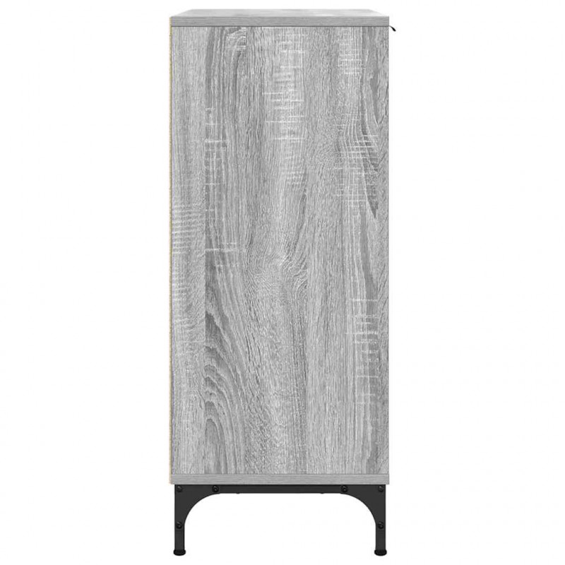 Bufet Szary Sonoma 69,5 x 33 x 82 cm Materiał drewnopochodny