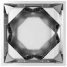 Donica Srebrny 40 x 40 x 75 cm Stal Galwanizowana