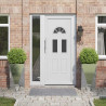 Donica 2 pcs Srebrny 40 x 40 x 75 cm Stal Galwanizowana
