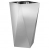 Donica 2 pcs Srebrny 40 x 40 x 75 cm Stal Galwanizowana