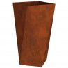 Donica 2 pcs Rdzawy 40 x 40 x 75 cm