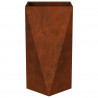 Donica 2 pcs Rdzawy 40 x 40 x 75 cm