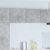 Szafka wisząca 2 pcs Betonowa szarość i biel 50 x 31 x 40 cm