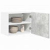 Szafka wisząca 2 pcs Betonowa szarość i biel 50 x 31 x 40 cm