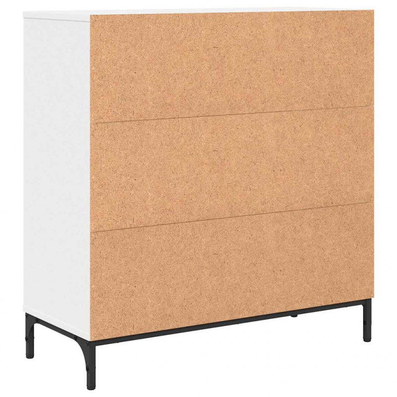 Bufet Biały 79,5 x 33 x 82 cm Materiał drewnopochodny
