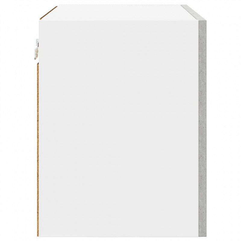Szafka wisząca 2 pcs Betonowa szarość i biel 50 x 31 x 40 cm