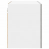 Szafka wisząca 2 pcs Betonowa szarość i biel 50 x 31 x 40 cm
