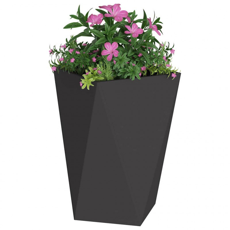 Donica Czarny 50 x 50 x 75 cm Stal