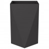 Donica 2 pcs Czarny 50 x 50 x 75 cm Stal