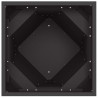 Donica 2 pcs Czarny 50 x 50 x 75 cm Stal