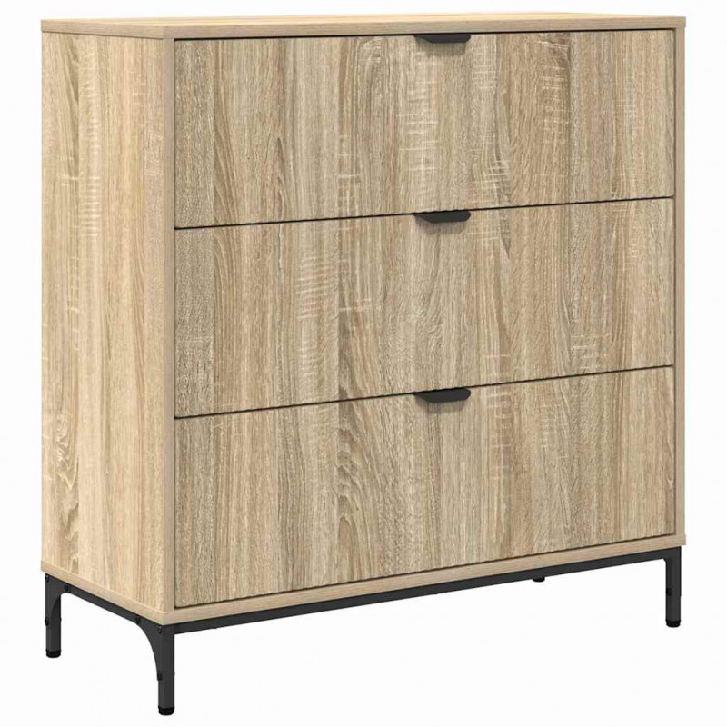 Bufet Dąb Sonoma 79,5 x 33 x 82 cm Materiał drewnopochodny