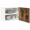 Szafka wisząca 2 pcs Wędzony dąb i biały 50 x 31 x 40 cm