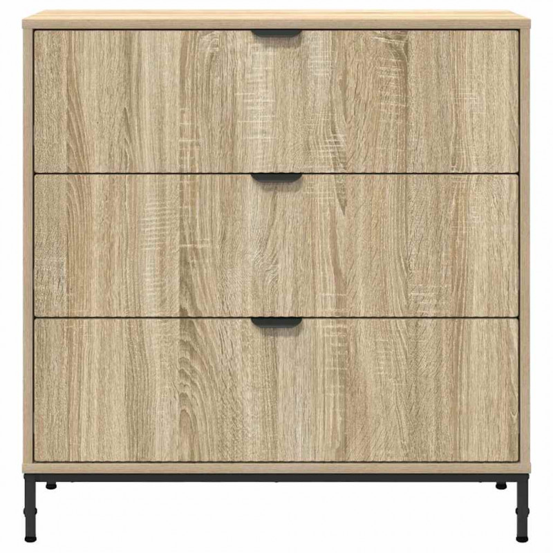 Bufet Dąb Sonoma 79,5 x 33 x 82 cm Materiał drewnopochodny