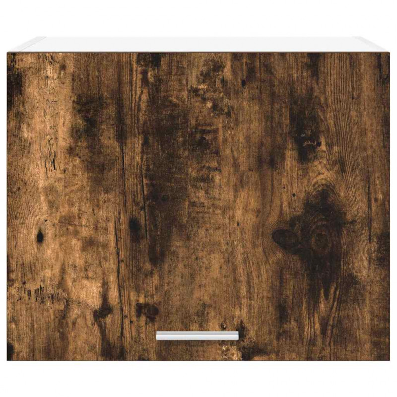 Szafka wisząca 2 pcs Wędzony dąb i biały 50 x 31 x 40 cm